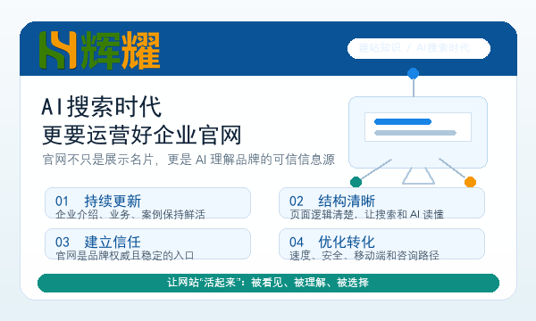 为什么说AI搜索时代更应该注重企业网站的运营维护