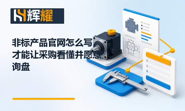 非标产品官网怎么写才能让采购看懂并愿意询盘