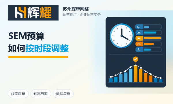 SEM预算如何按时段调整