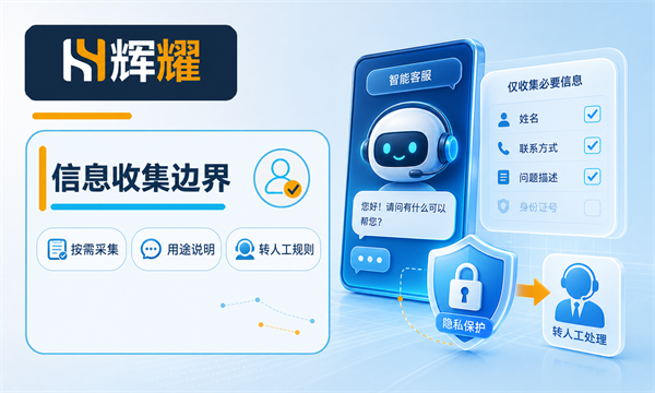智能客服收集客户信息要先设边界
