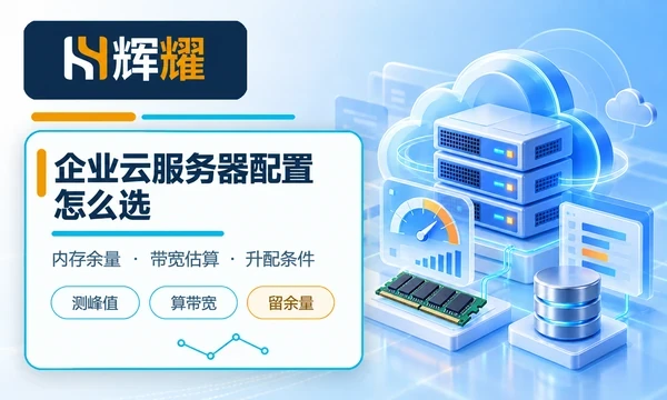 企业云服务器配置怎么选