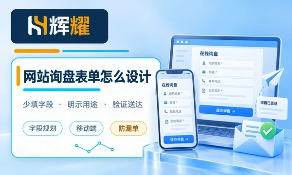 网站询盘表单怎么设计