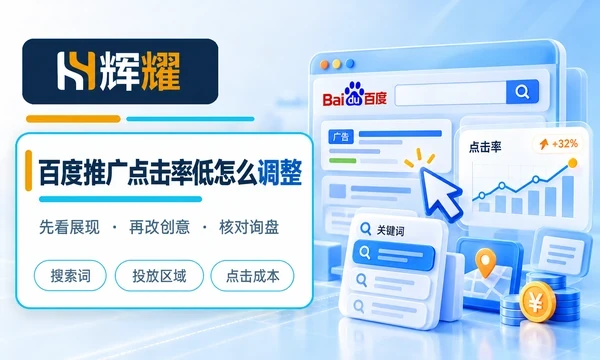 百度推广点击率低怎么调整