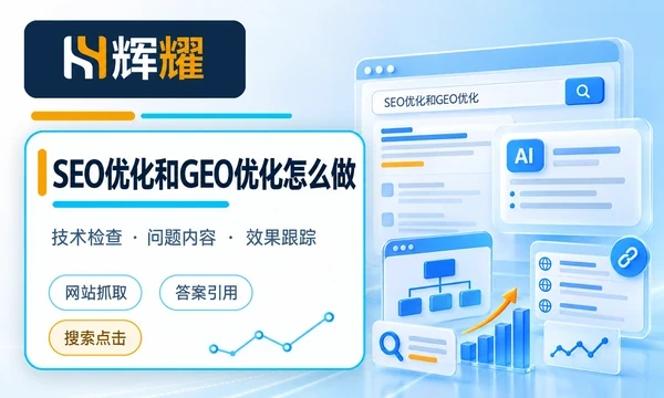 SEO优化和GEO优化怎么做